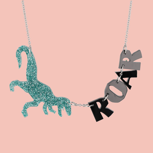 Roar Dinosaur Necklace