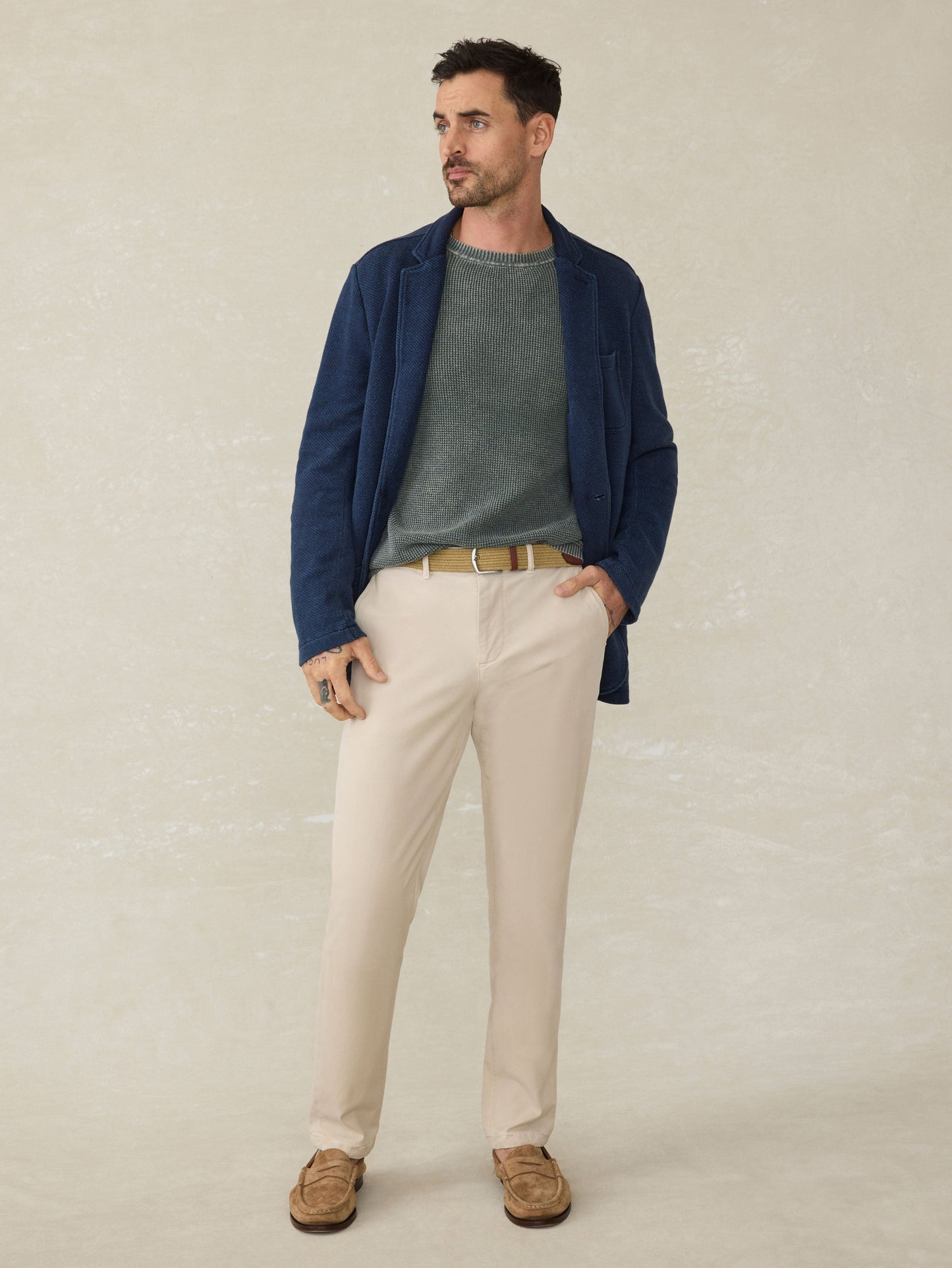 Inlet Knit Blazer (Short) - Hendricks Indigo Wash