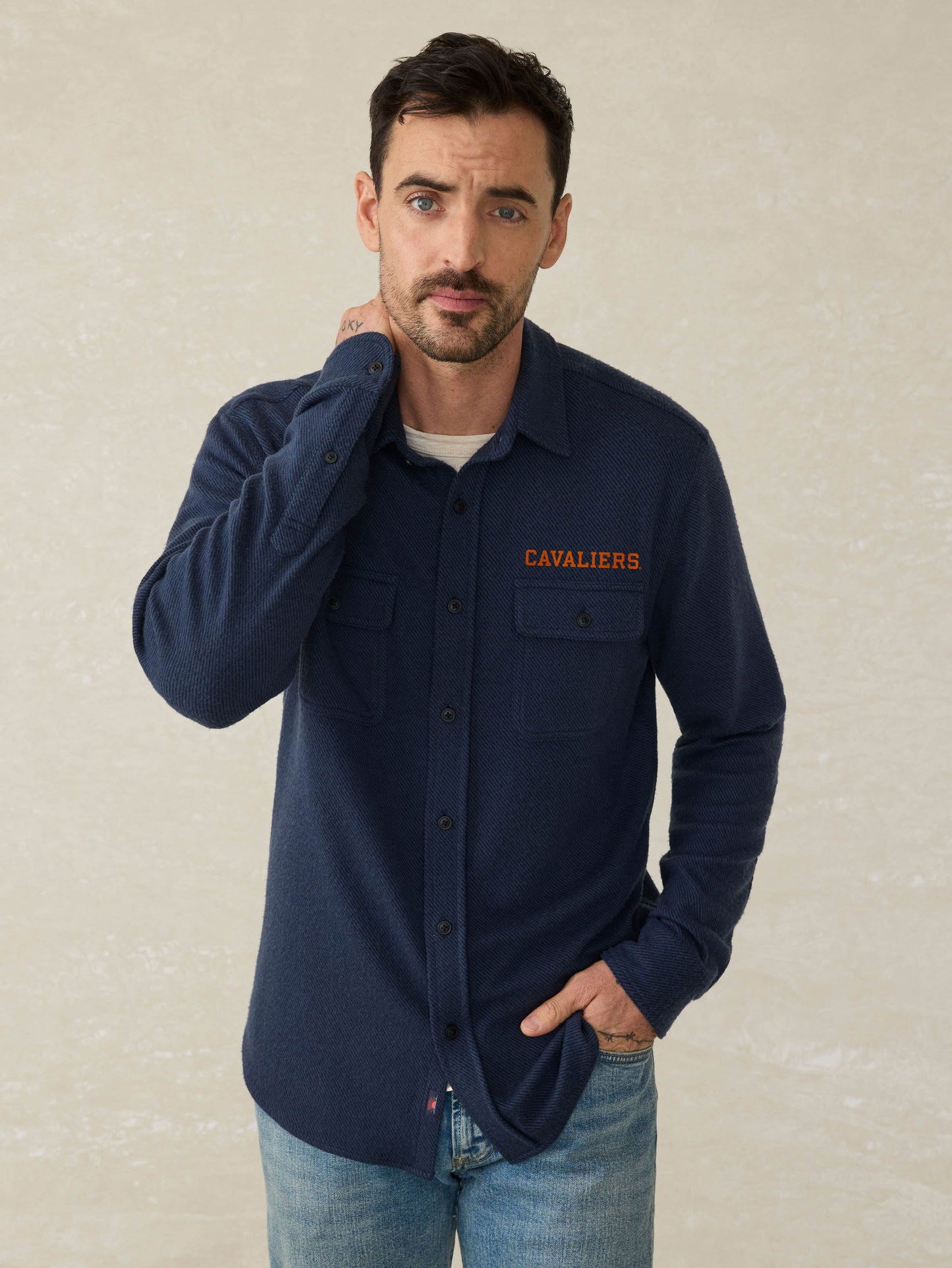 University of Virginia Legend™ Sweater Shirt - Brighton Navy Twill