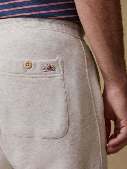 High Standard Fleece Sweatpant - Antique Ivory Heather