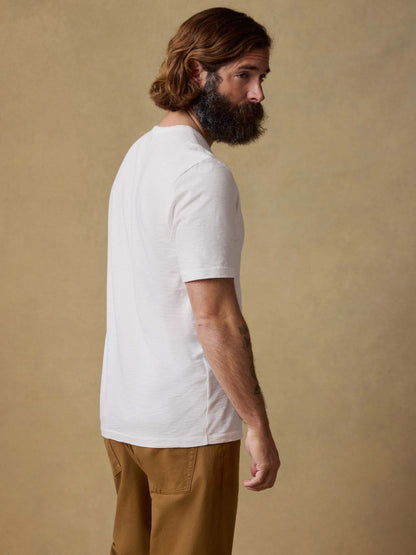 Sunwashed Regenerative Tee - White