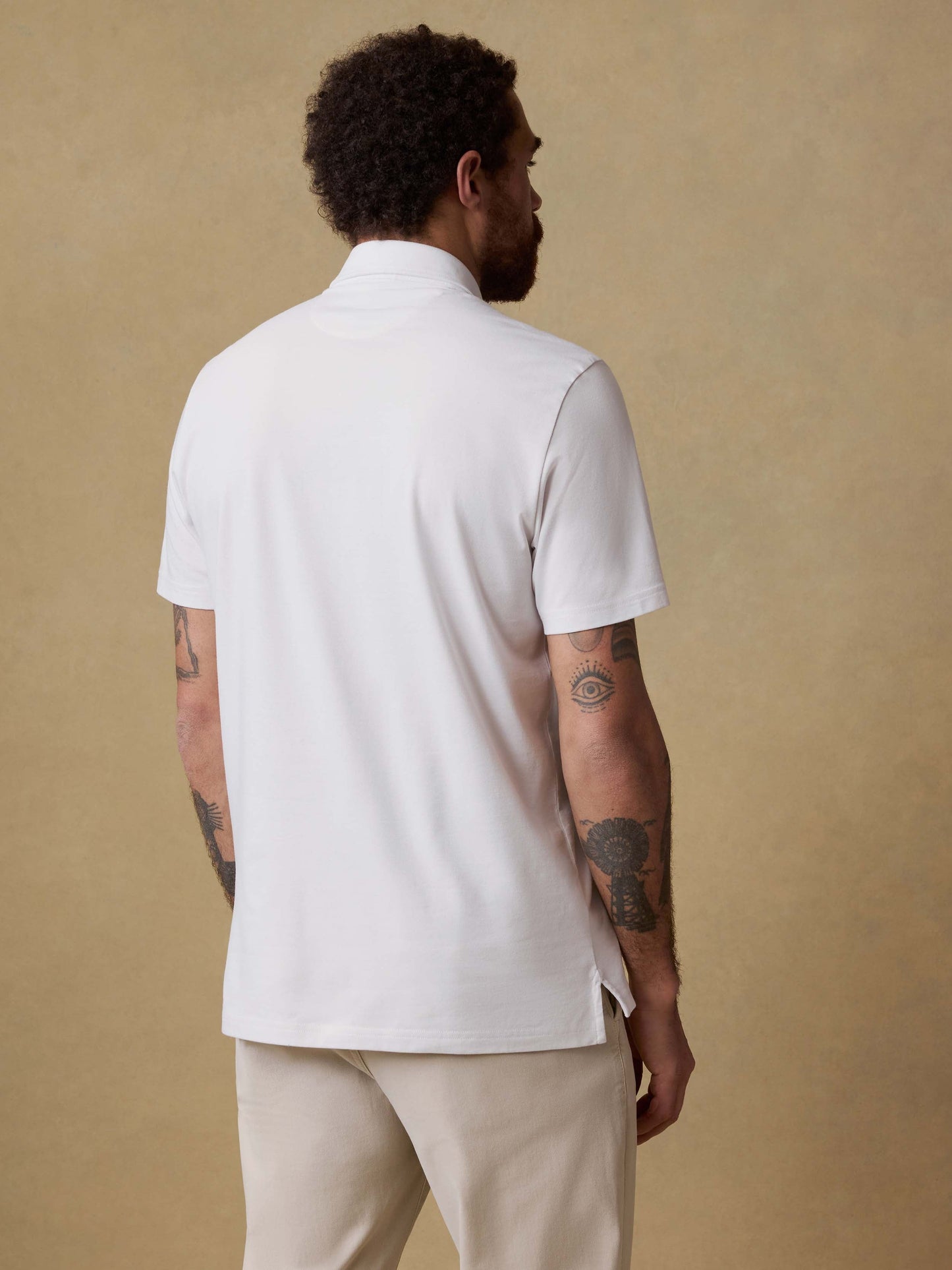 Short-Sleeve Movement™ Pique Polo - Pure White