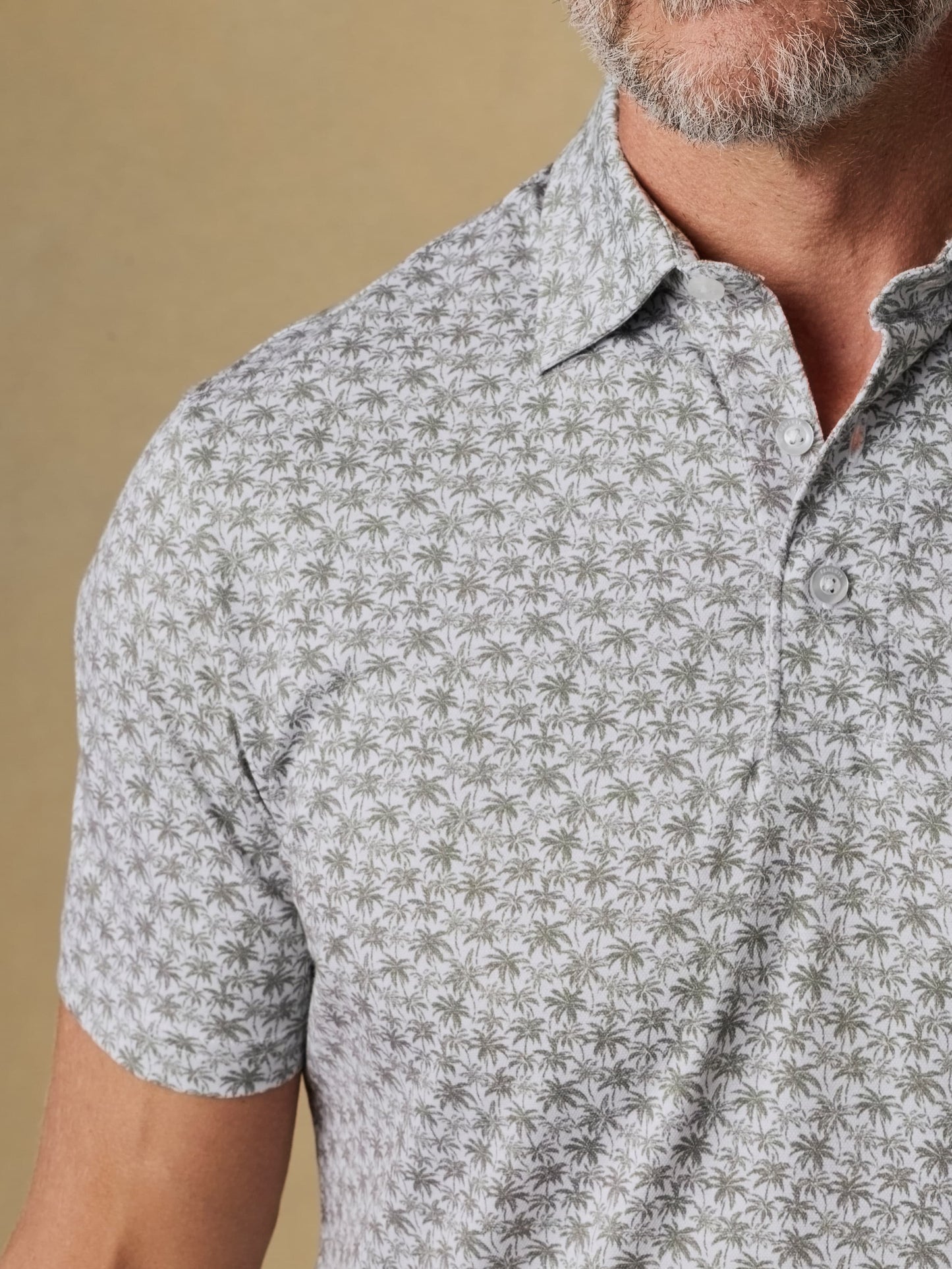 Short-Sleeve Movement™ Pique Polo - Olive Palm Beach