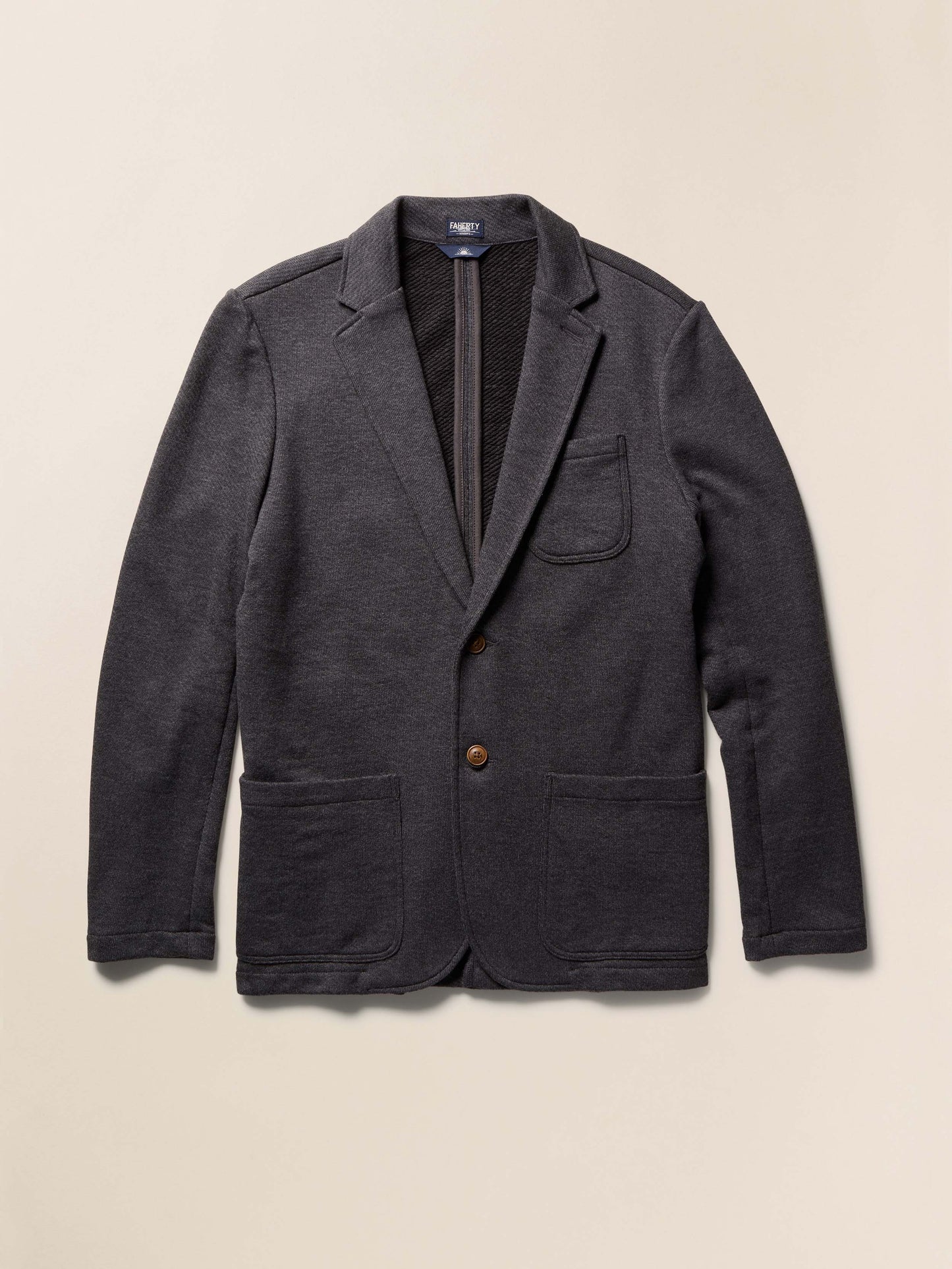 Inlet Knit Blazer (Tall) - Black Sky Melange