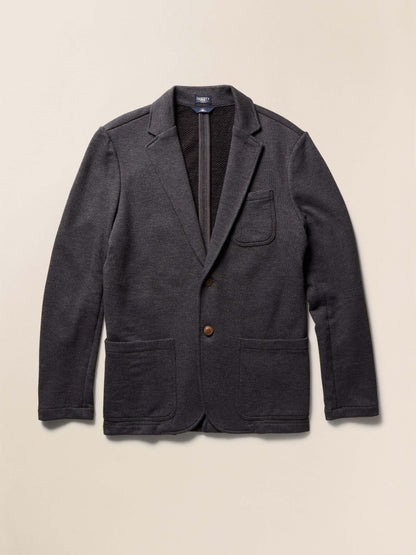Inlet Knit Blazer (Tall) - Black Sky Melange