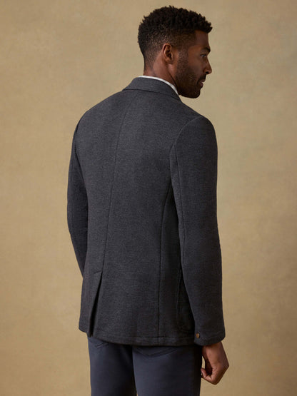 Inlet Knit Blazer (Short) - Black Sky Melange