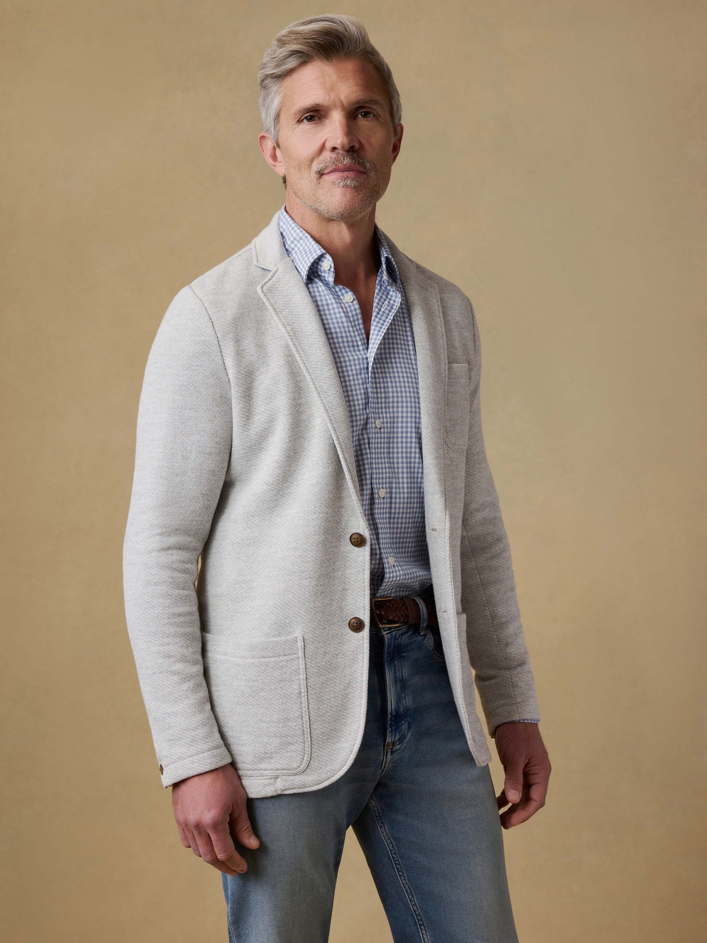 Inlet Knit Blazer (Tall) - Heather Grey