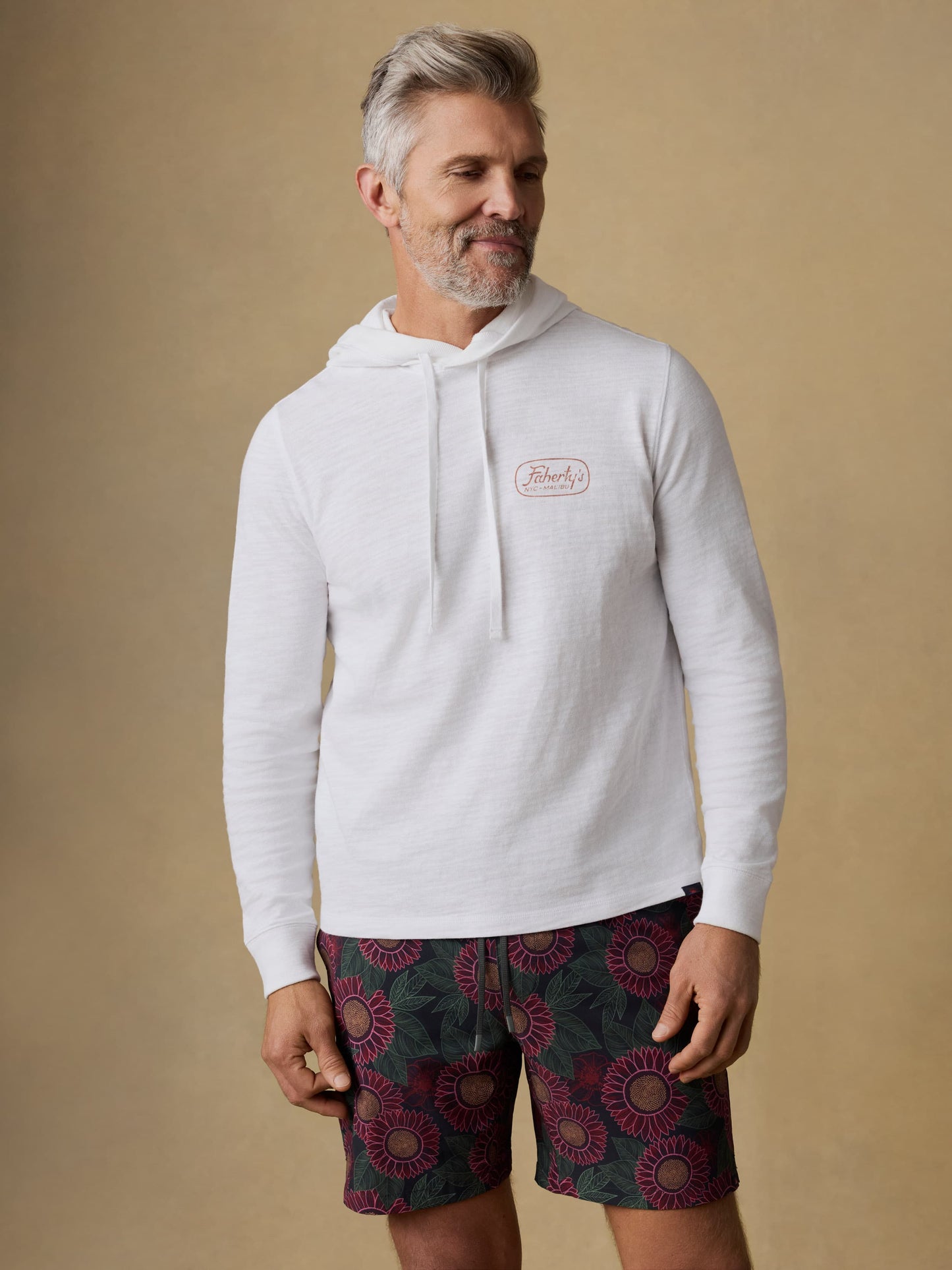 Surf Shop Sunwashed Organic Hoodie - White