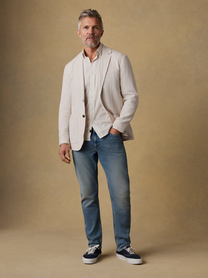 Movement™ Linen Blazer - Dorset Sand
