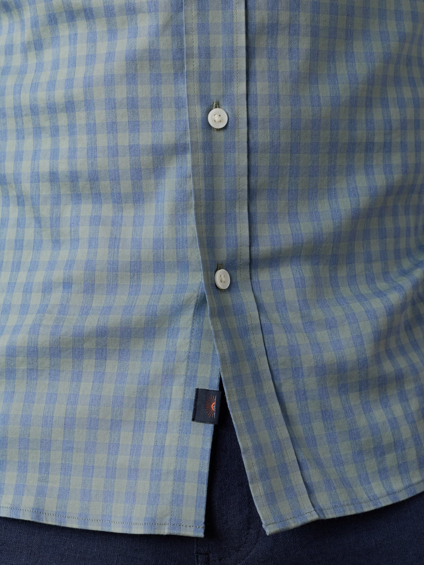 The Movement™ Shirt - Sage Marine Gingham