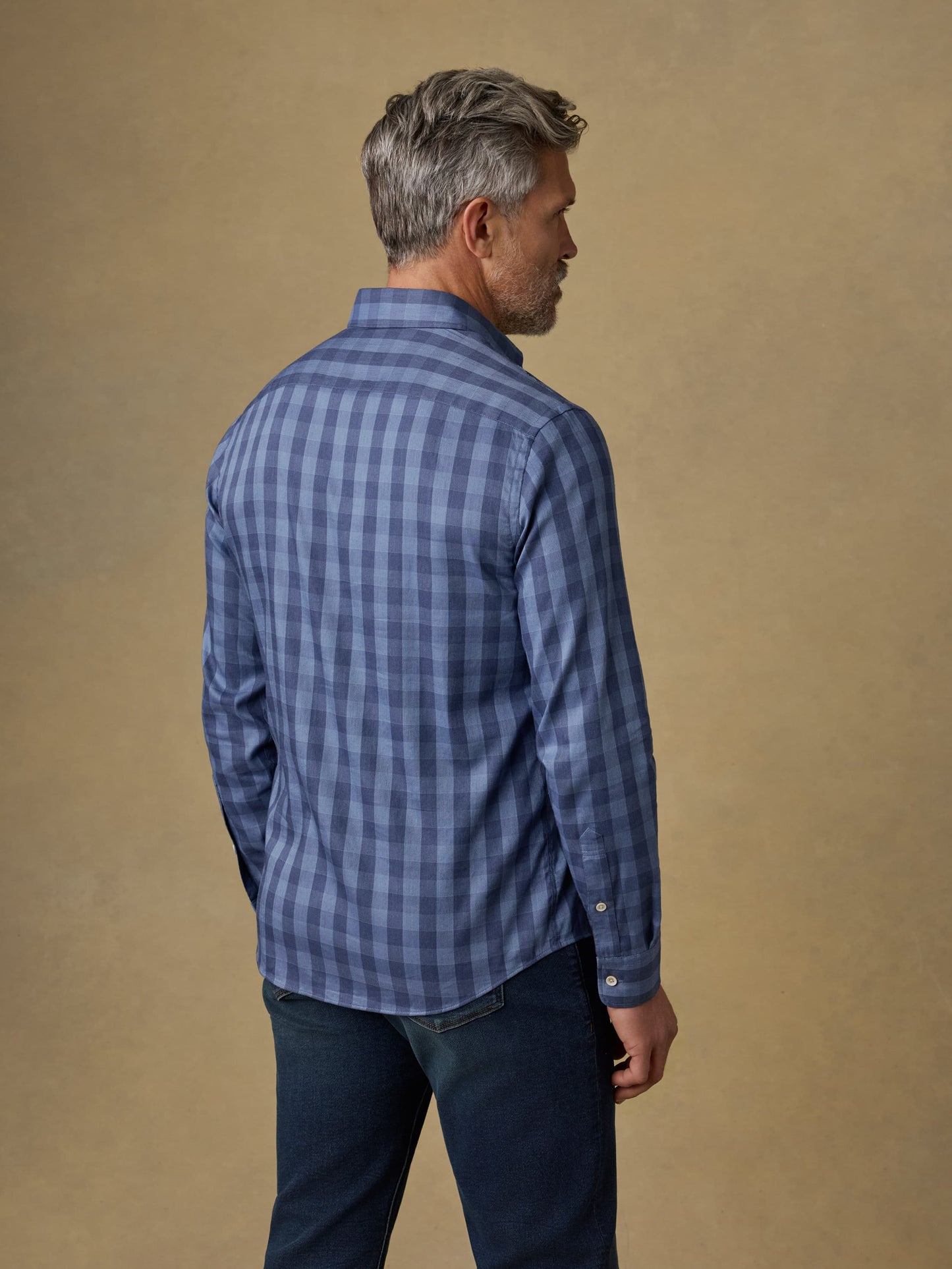 Movement™ Monterey Shirt - Navy Tide Check