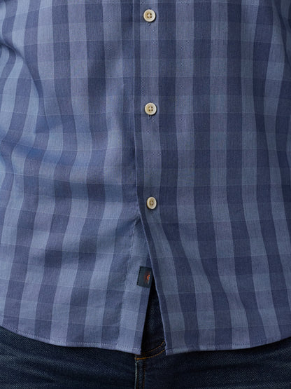 Movement™ Monterey Shirt - Navy Tide Check