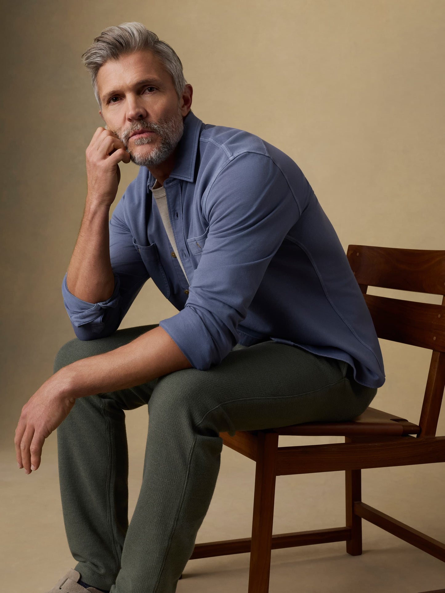 Field Knit Shirt - Flint