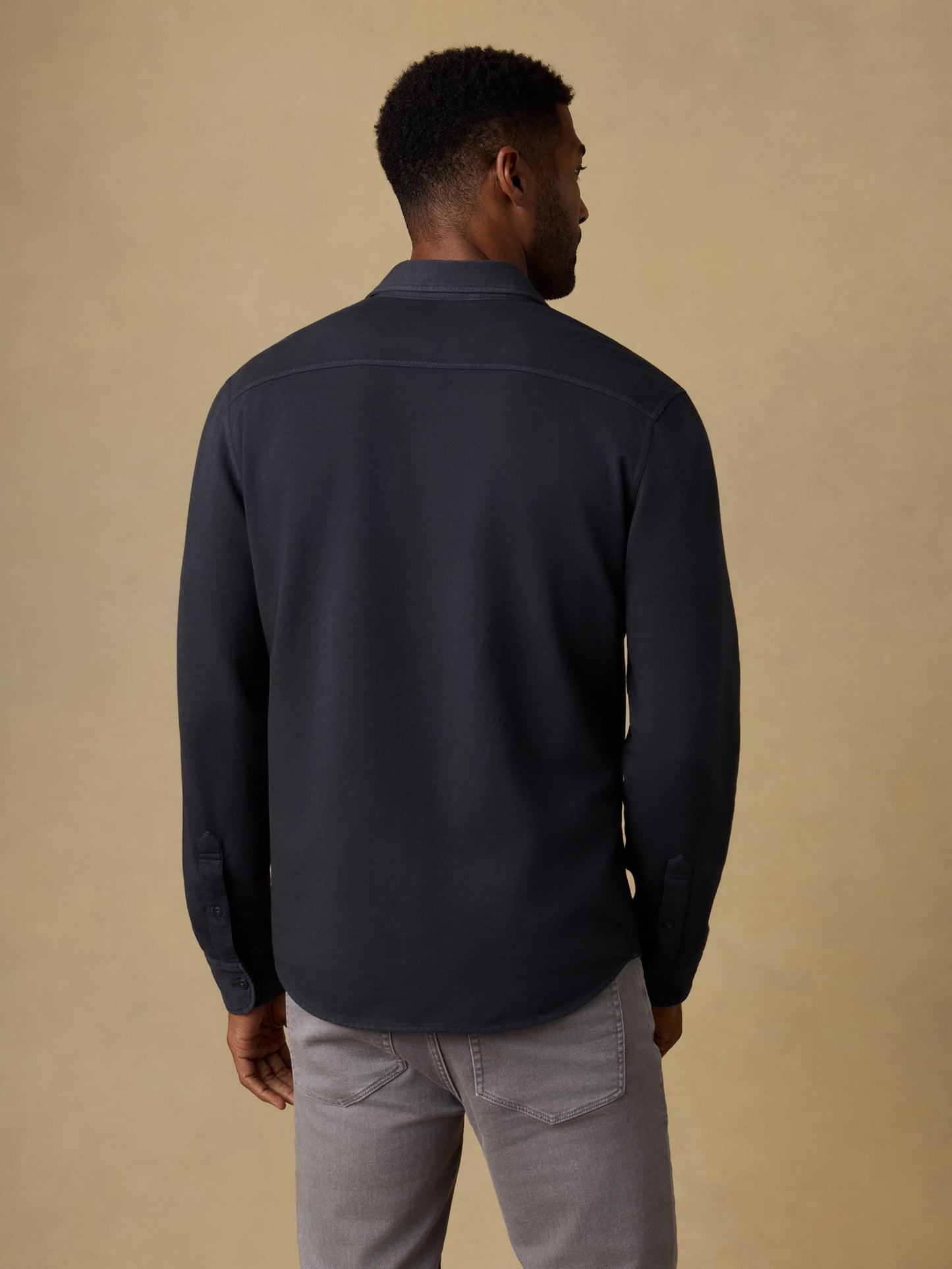Field Knit Shirt - Washed Charcoal