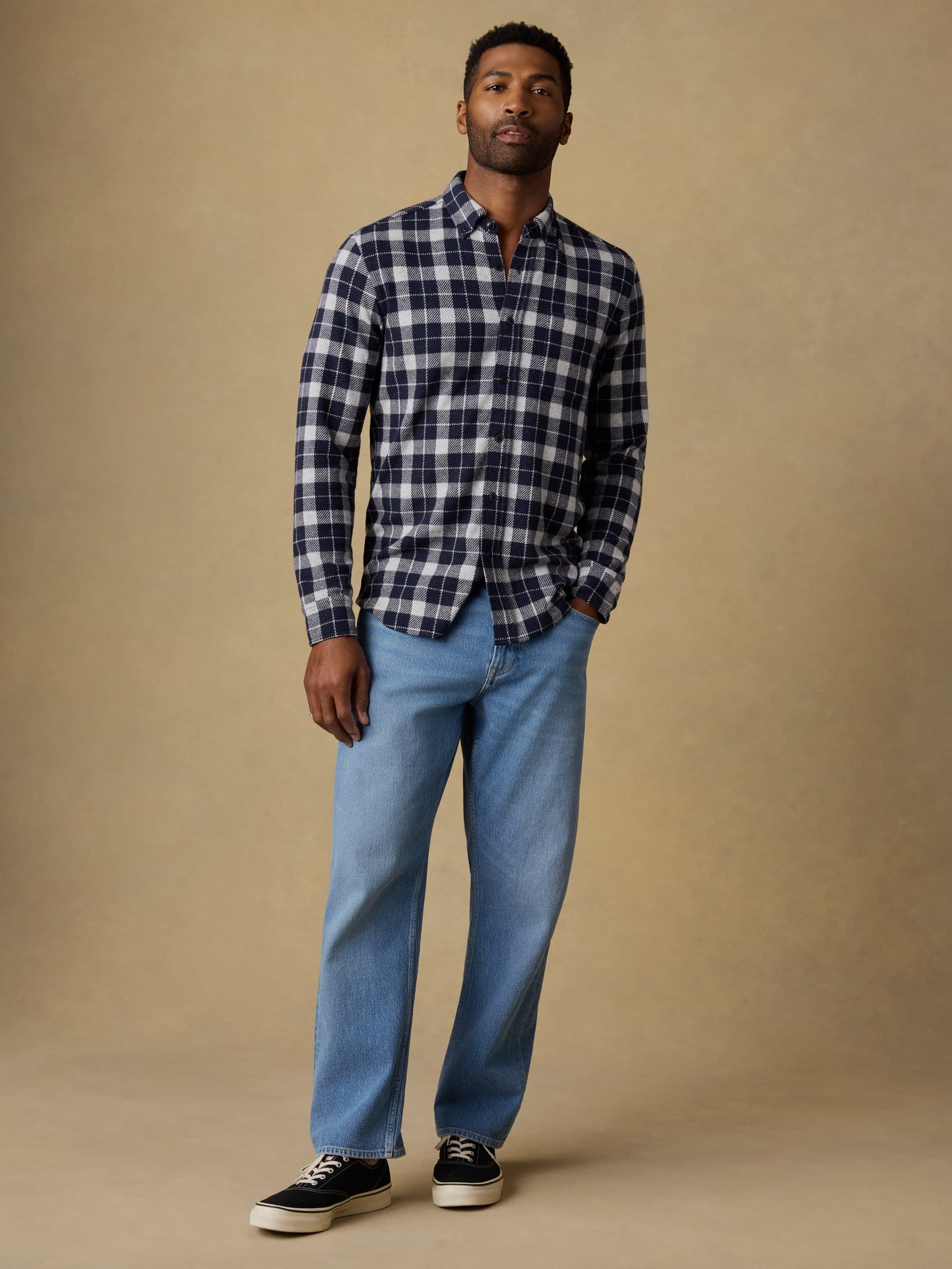 Legend™ Sweater Shirt (Single Pocket) - Midnight Lake Plaid