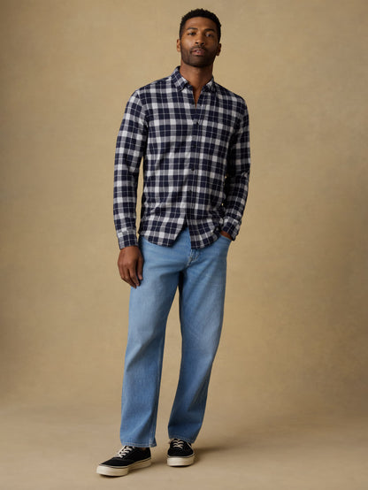 Legend™ Sweater Shirt (Single Pocket) - Midnight Lake Plaid