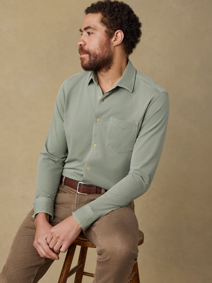 Costa Piqué Shirt - Terrain Olive