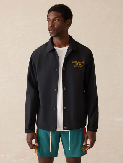 Surf Ghana Coaches Jacket - Black