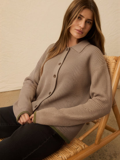 Lodge Cardigan - Nutmeg
