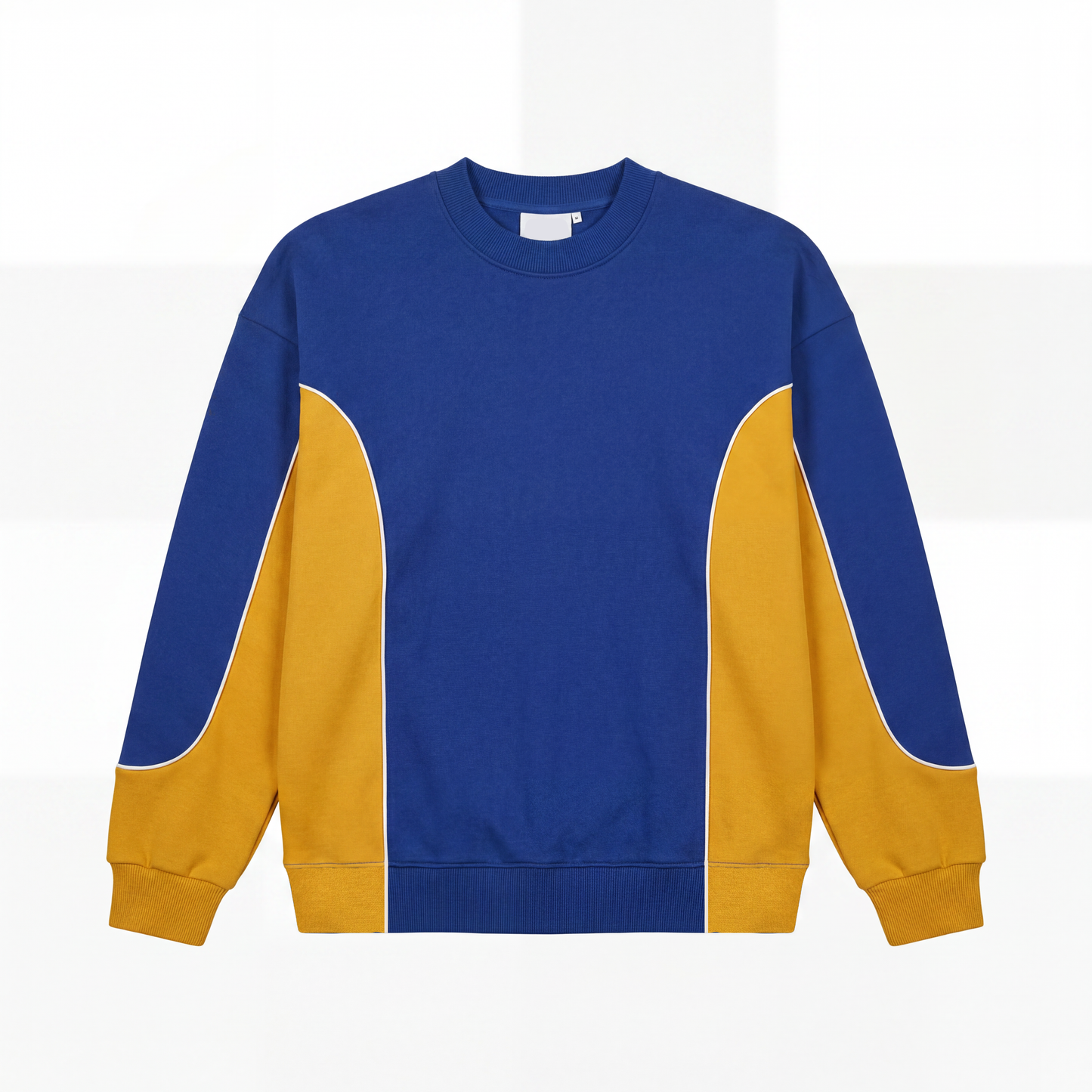 Two-tone Long Sleeve Heavy Blue/Yellow