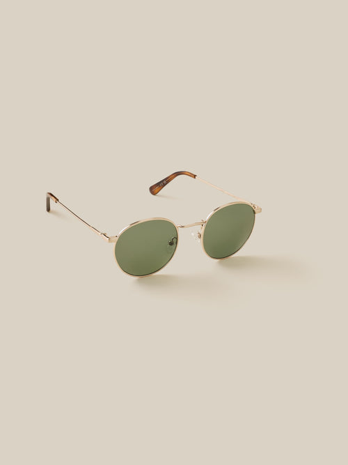 Lennox Sunglasses - Brushed Gold