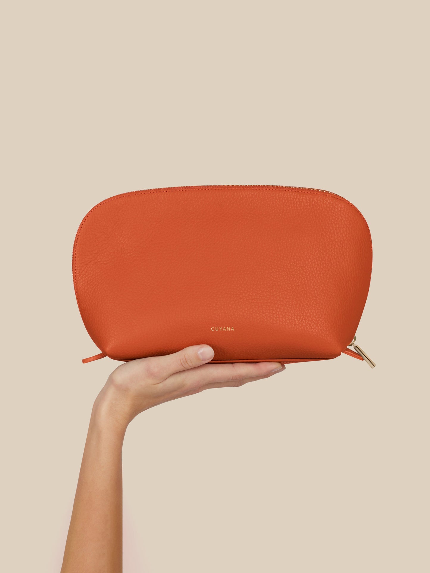 Cuyana For Faherty Travel Case Set - Burnt Orange Blush