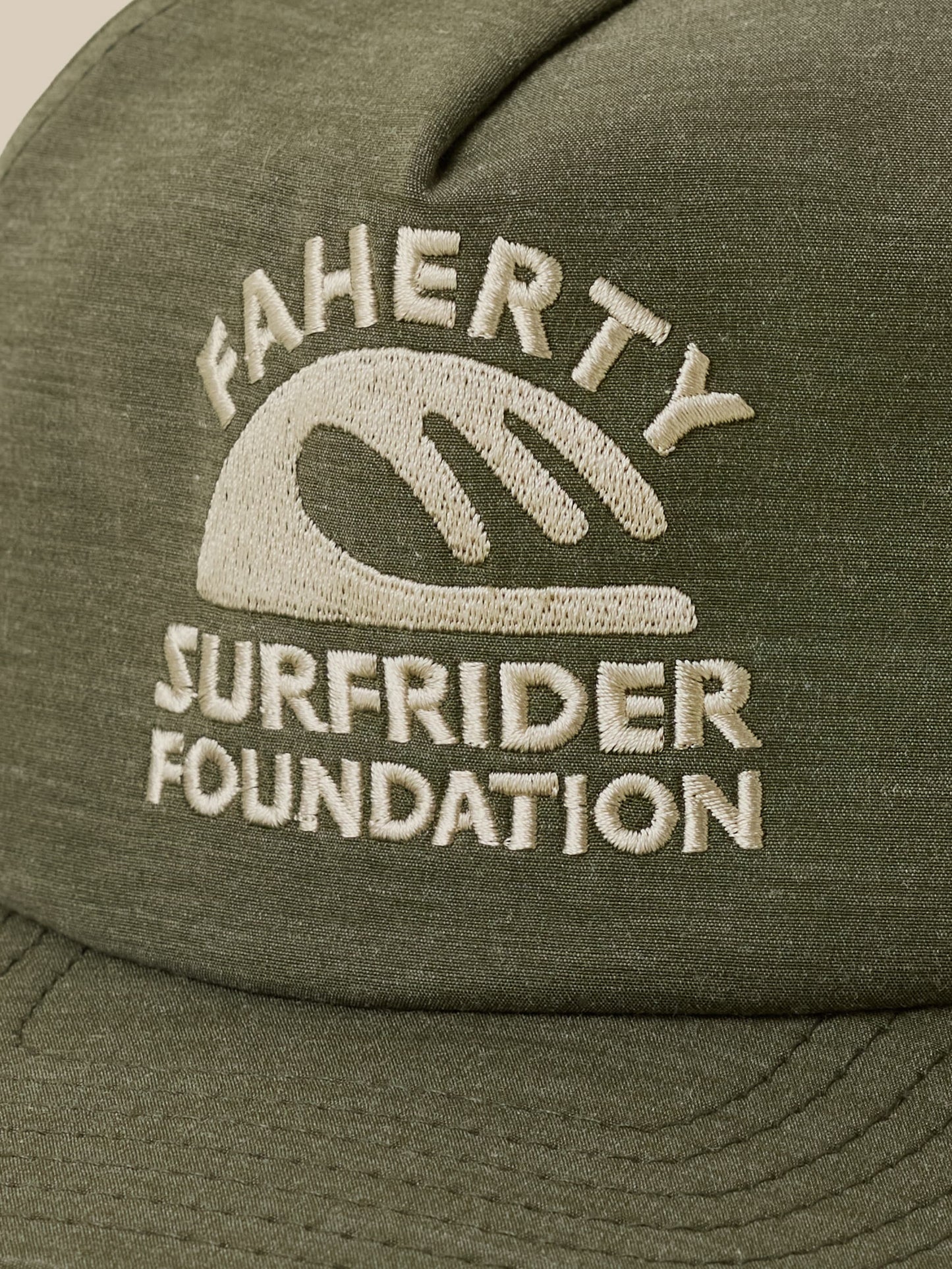 Faherty x Surfrider All Day Hat - Surplus Olive