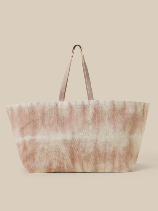 Tie Dye Oversized Beach Bag - Dune Tie Dye