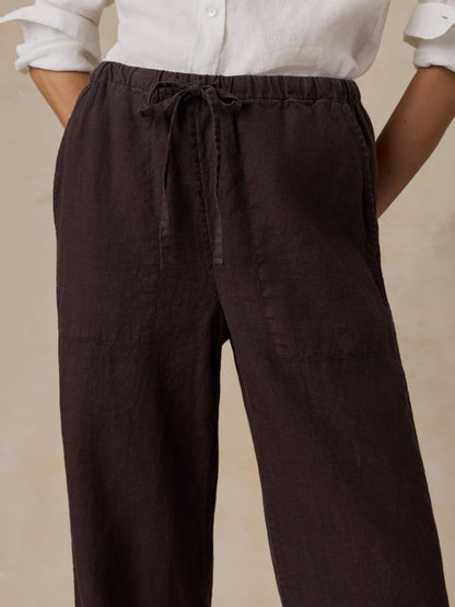 Laidback Linen Pant - Demitasse