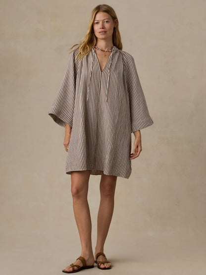 Dune Cotton Gauze Mina Dress - Mocha Mist