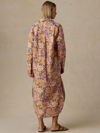 Voile Rio Shirtdress - Blossom Serenade