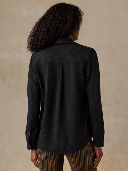 Legend™ Sweater Shirt - Heathered Black Twill