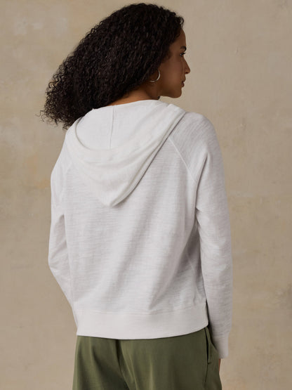 Sunwashed Organic Hoodie - White