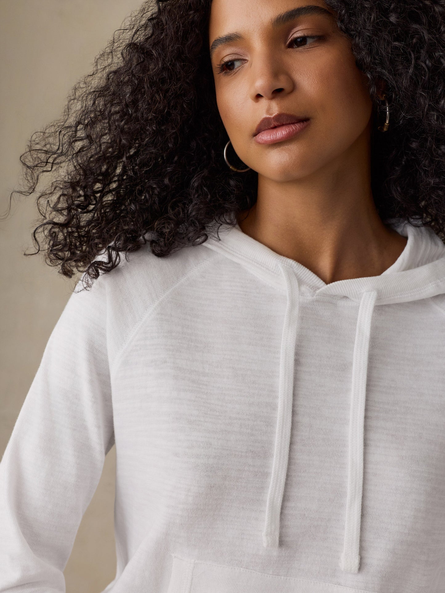 Sunwashed Organic Hoodie - White