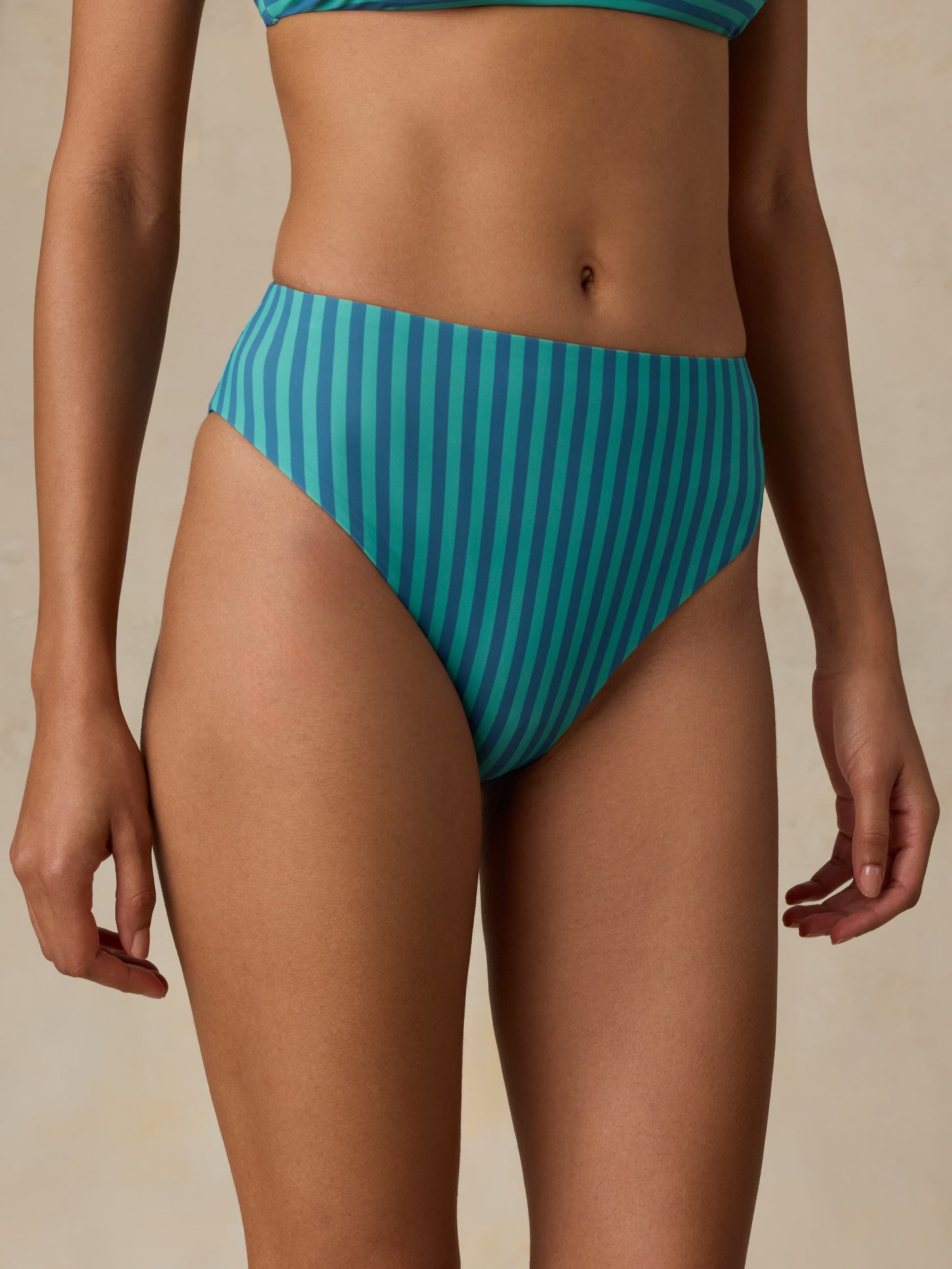 Summerset Bottom - Sea Blue Stripe