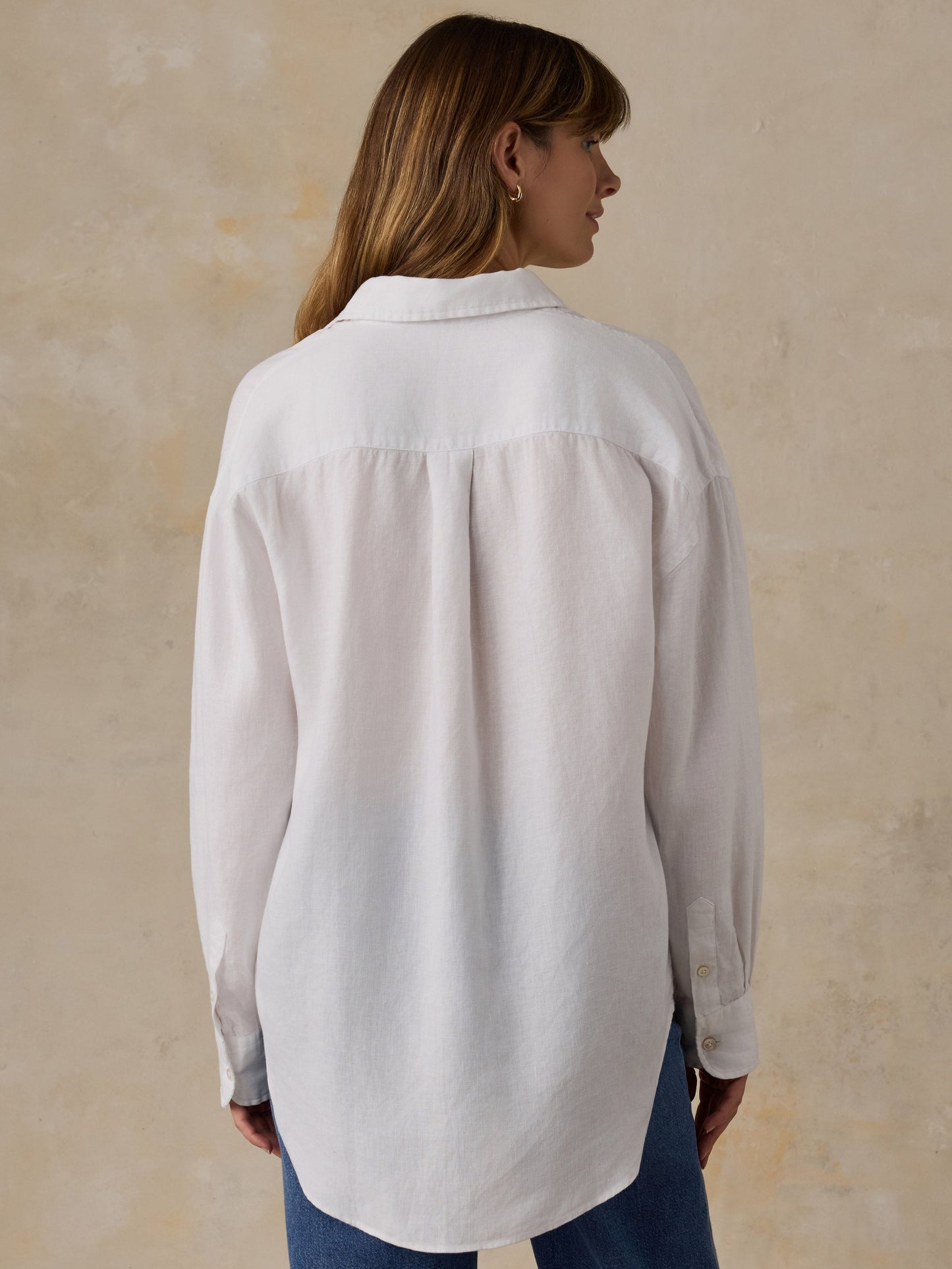 Laguna Linen Relaxed Shirt - White
