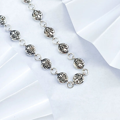 Chrome Hearts Necklace Cross Anchor Necklace Men's and Women's Coarse Cross Necklace