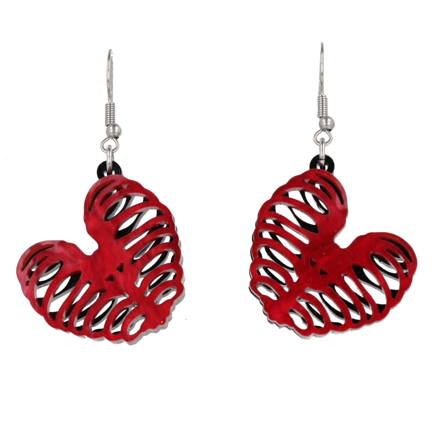 Ribcage Heart Earrings