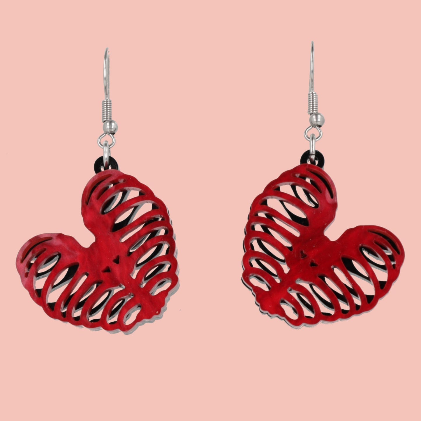 Ribcage Heart Earrings