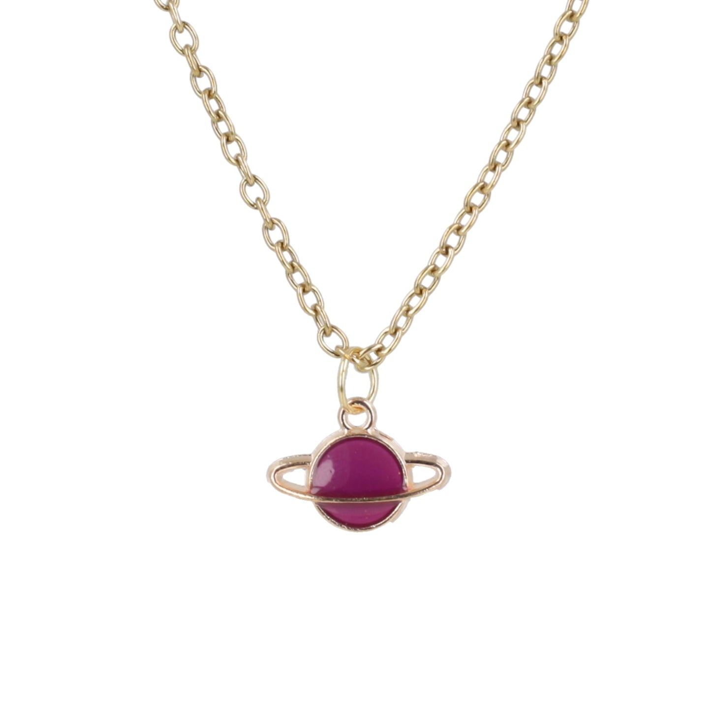 Purple Planet Necklace