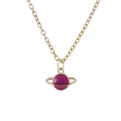 Purple Planet Necklace