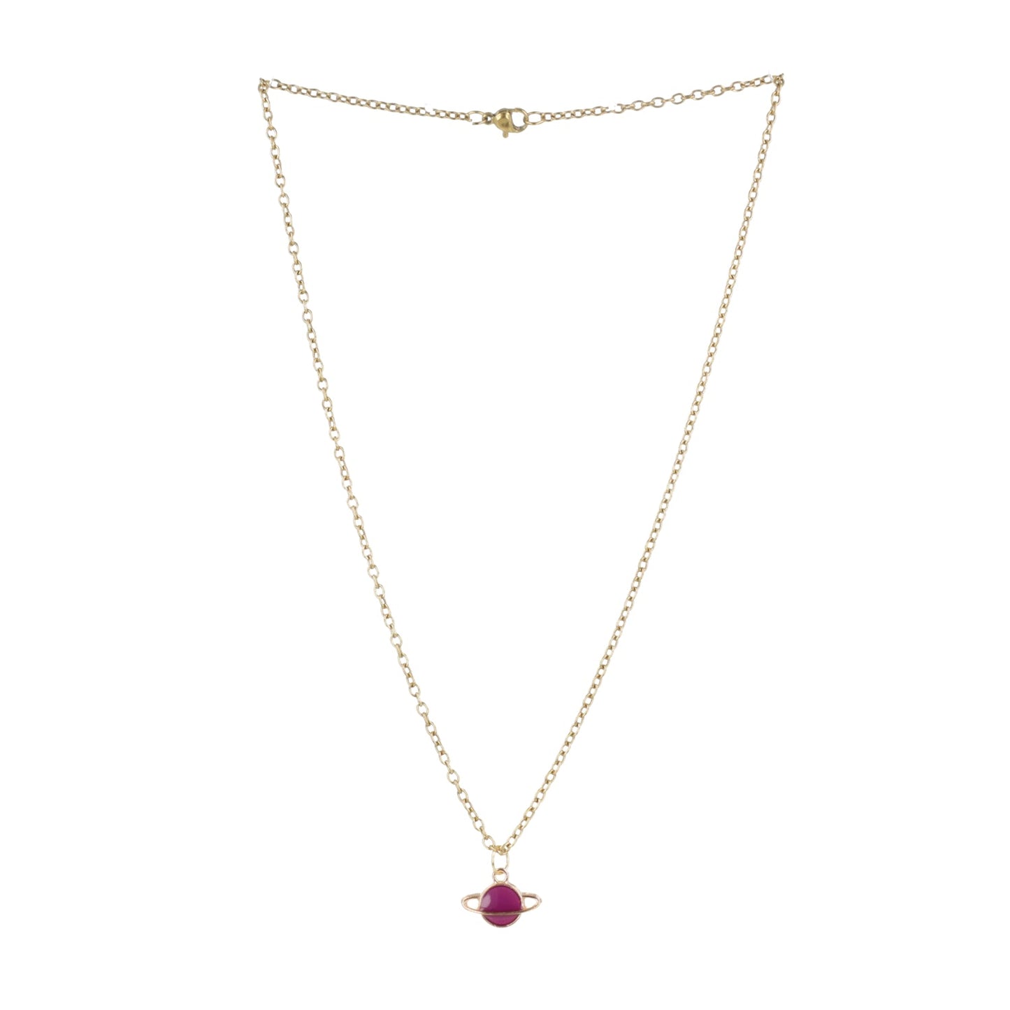 Purple Planet Necklace