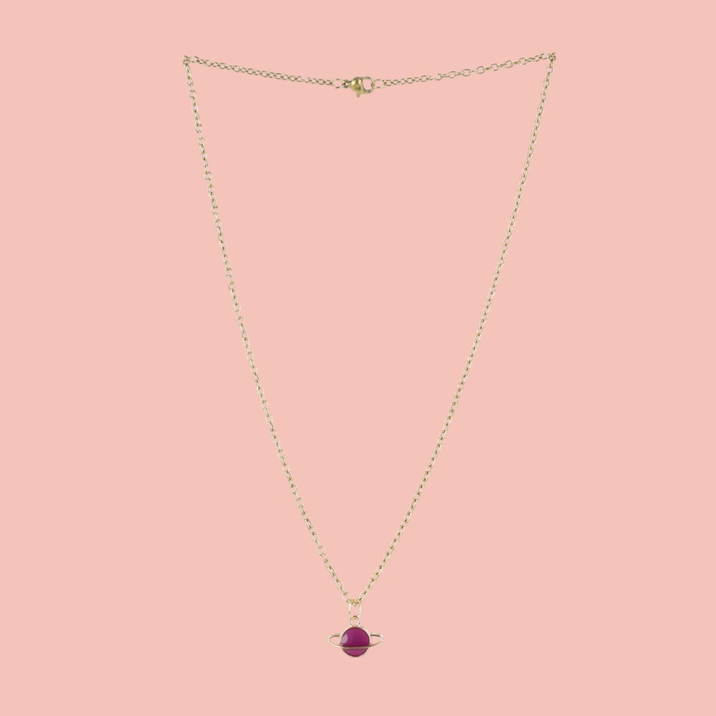 Purple Planet Necklace