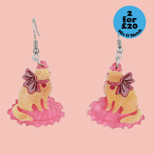 Purr-incess Treatment Earrings