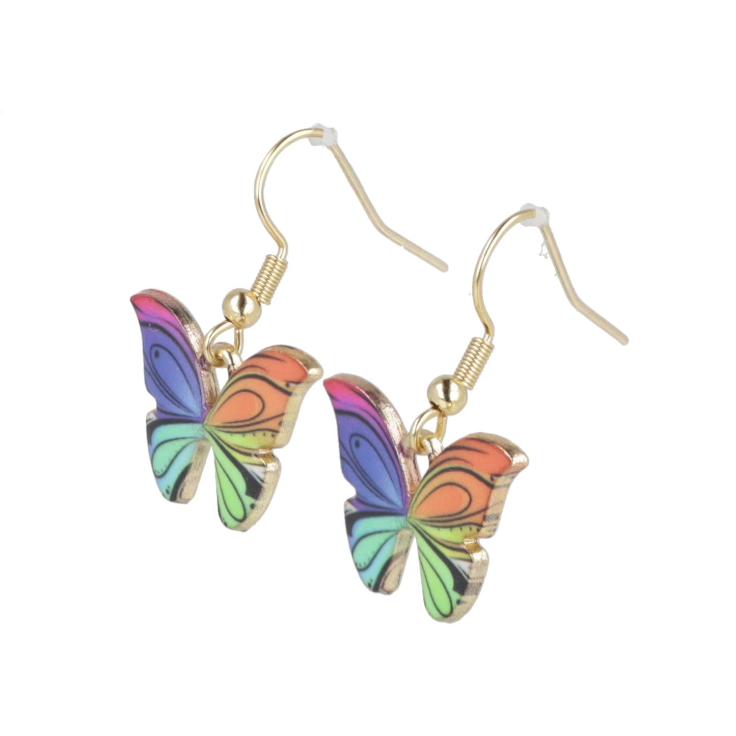 Rainbow Butterfly Earrings