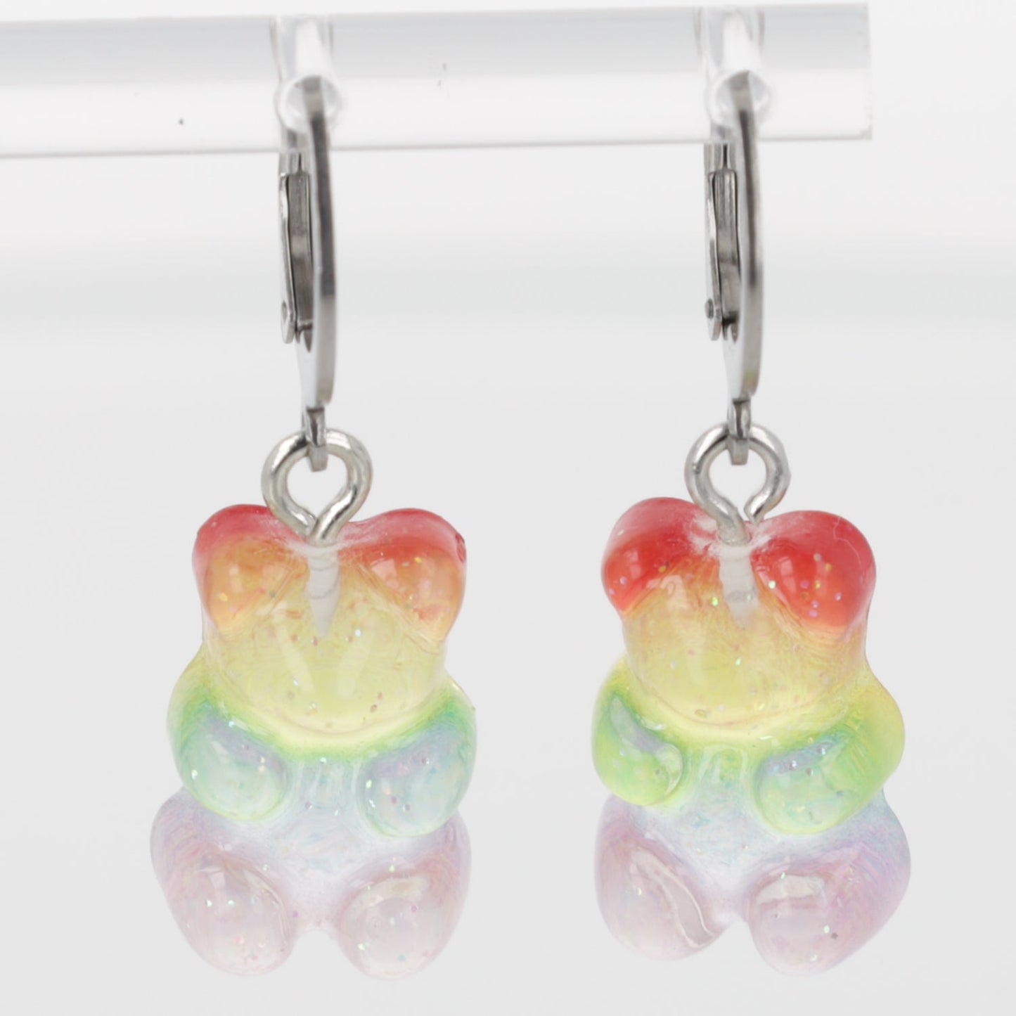 Rainbow Gummy Bear Earrings