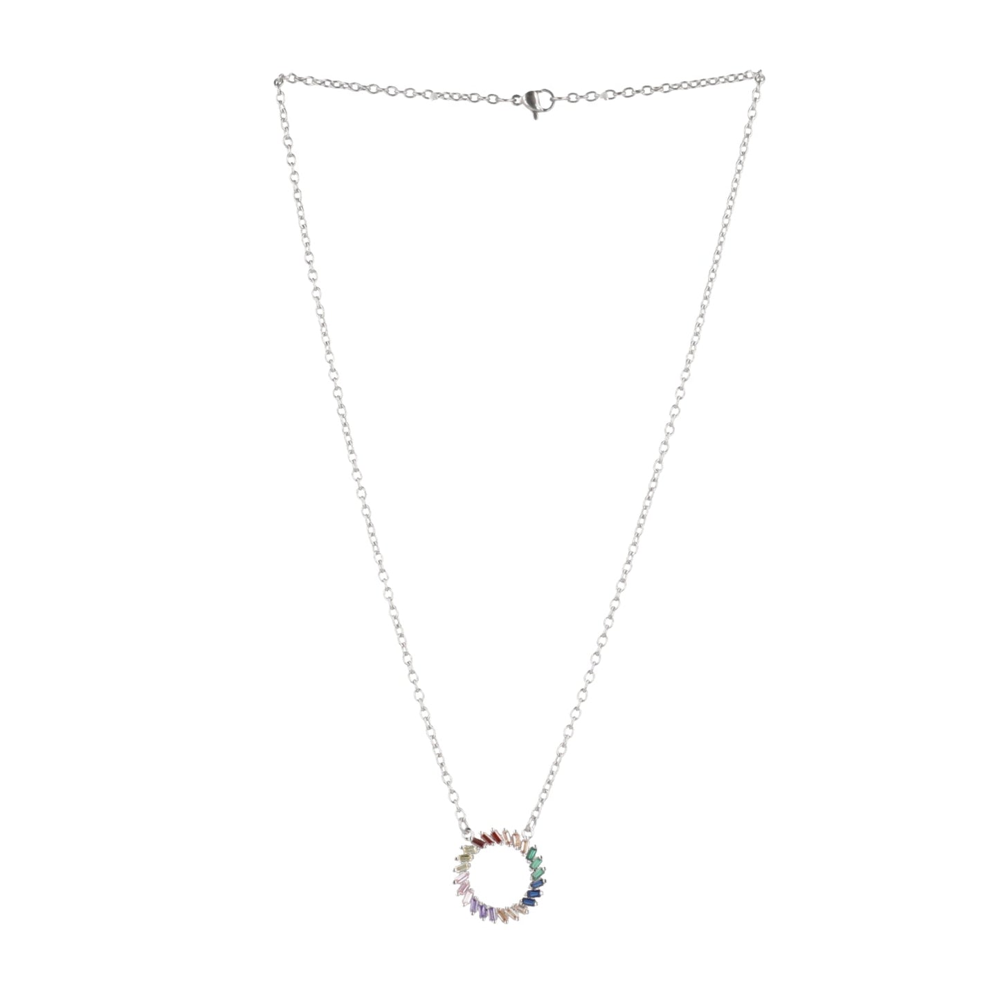 Rainbow Wreath Necklace