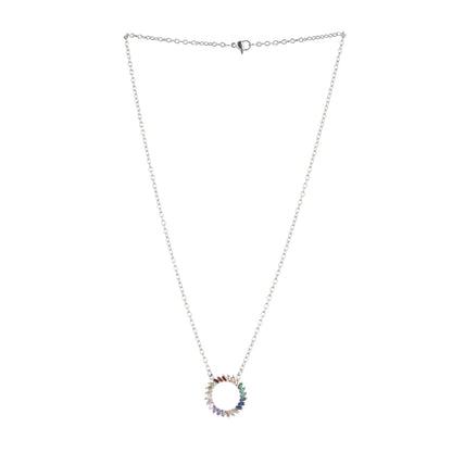 Rainbow Wreath Necklace