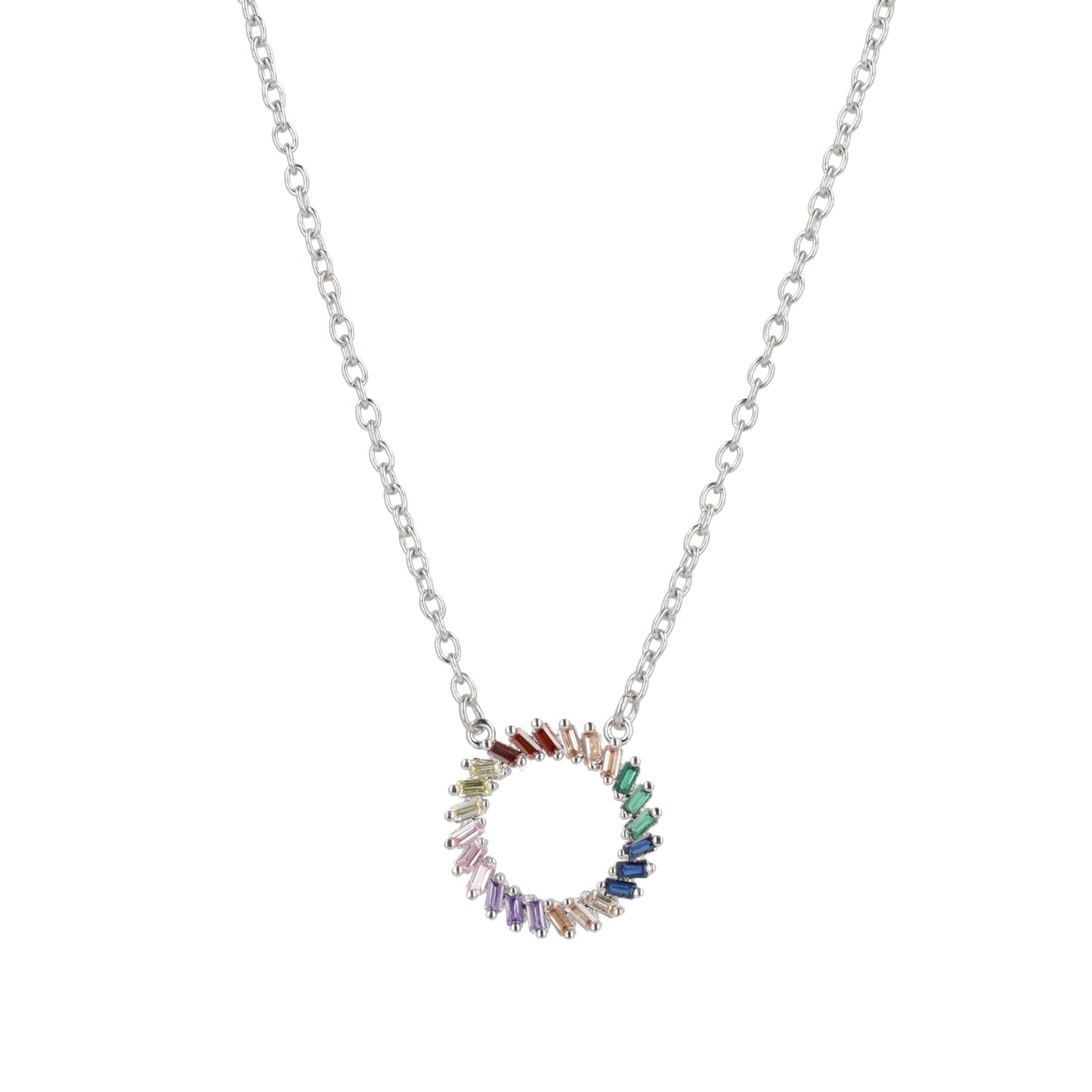 Rainbow Wreath Necklace