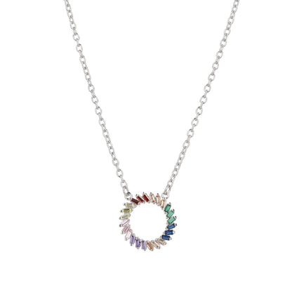 Rainbow Wreath Necklace